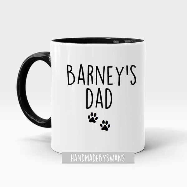 Dad birthday gift, dog dad gift, dog mum, from the dog, birthday gift from dog