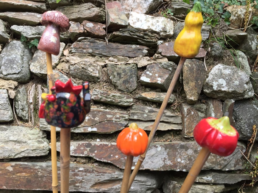  Cane Tops - Handmade for your Bamboo Sticks