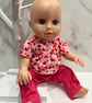 Large Baby Dolls Heart Outfit
