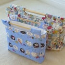 "Sew Retro" Sewing Knitting Project Bag Tote PDF PATTERN