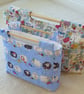 "Sew Retro" Sewing Knitting Project Bag Tote PDF PATTERN - Image 1
