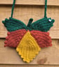 Crochet maple leaf bag. Fall season crochet maple leaf bag. - Image 3
