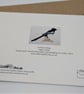 Magpie Embroidered Portrait Greetings Card - Image 3