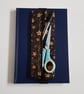 Handmade A5 Planner Zipper Pouch - Gold Star Pen Holder - Image 2