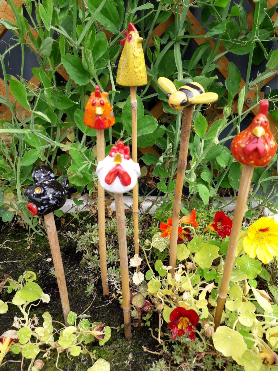  Cane Tops - Handmade for your Bamboo Sticks