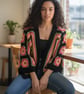 Boho  Folk Crochet Cardigan  - Image 3