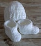 Crochet Baby Hat and Booties