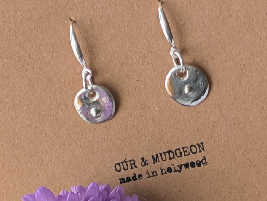 .999 Fine Silver Boob Drop Earrings