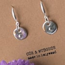 Fine Silver Boob Drop Earrings
