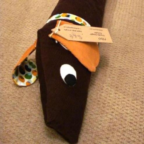 "Fido" Handmade Draft Excluder