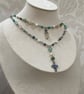 Jeanette - Abalone Cross Rosary Style Choker - Image 1