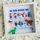 Toy Story “In This House We” Personalised Minifigures Gift Frame (13)
