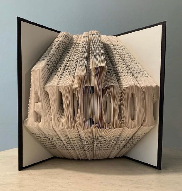 Author, COMBI Book Folding Pattern - EMAILED PDF PATTERN