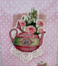 Tea Room - Afternoon Tea Greeting Card Design 2 by Carolee Crafts PB3 0005 - Image 3