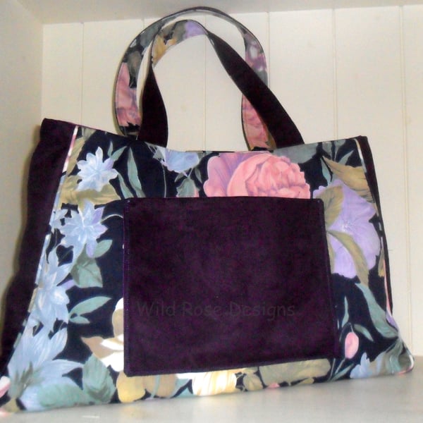  Purple Tote Handbag. 