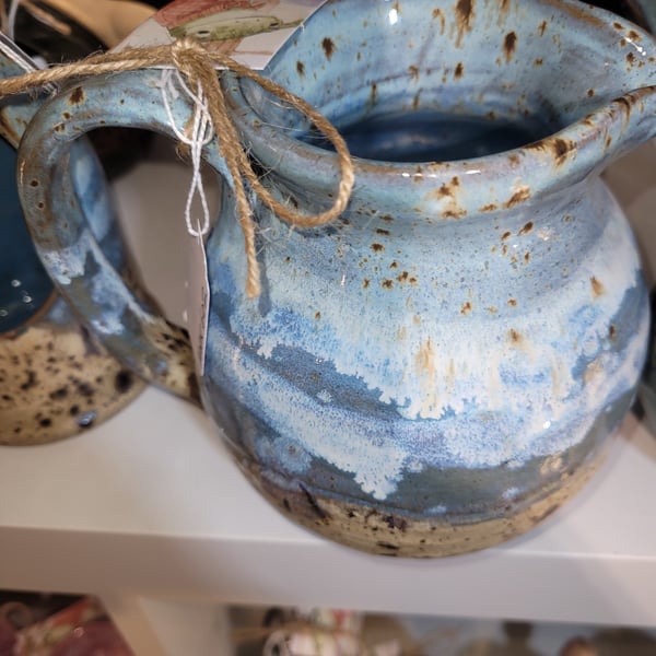 Handmade handpainted jugs