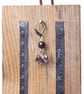 Little elephant earrings with jasper gemstones  - Cute boho jewelry - Image 2