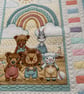 Hand Quilted RainbowFarm With Animals - Image 3