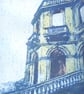  East Wing Limited Edition Original Collagraph Print Art - Image 1
