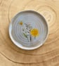 Summer Seconds Daisy Dandelion Hand Thrown Ceramic Dish