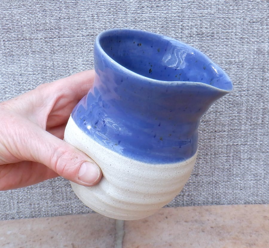 Cream jug creamer hand thrown stoneware pottery handmade ceramic 