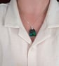 Aurora Borealis Glow In The Dark Necklace, Handmade Resin Jewellery  - Image 6