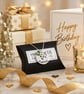 Personalised 80th Birthday Birthstone Necklace - Gift Boxed - Free Delivery - Image 1