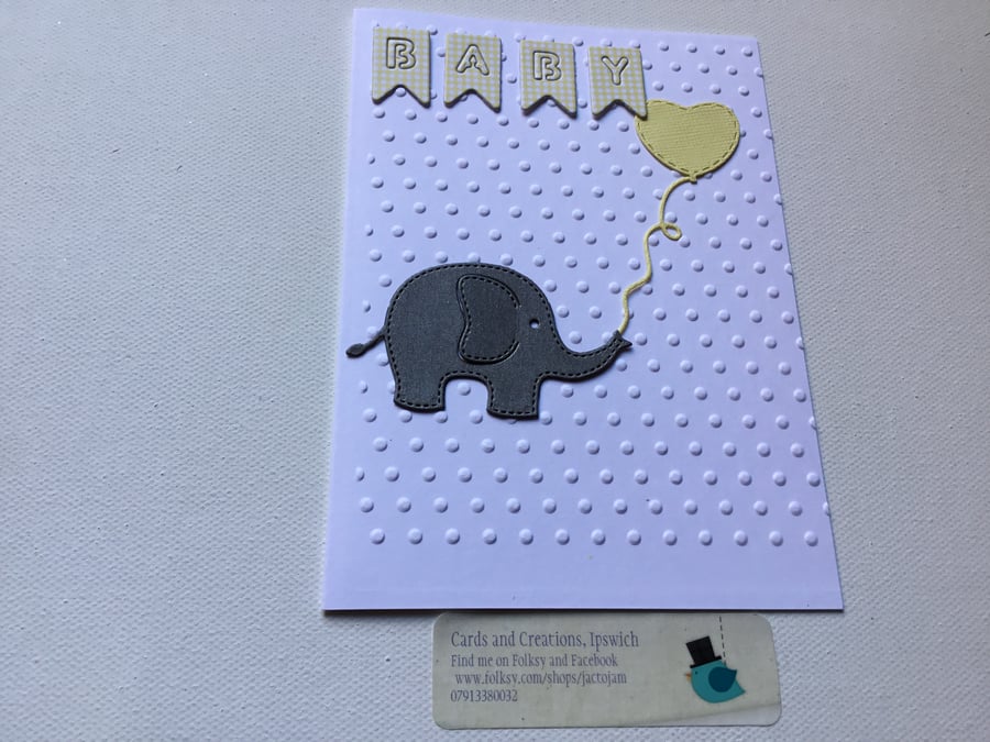 baby card. New baby card. New baby.CC537