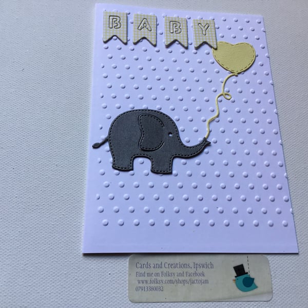 baby card. New baby card. New baby.CC537