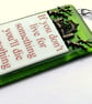 Handmade Fused Glass Live For Something Or Die For Nothing Hanging Picture - Image 3