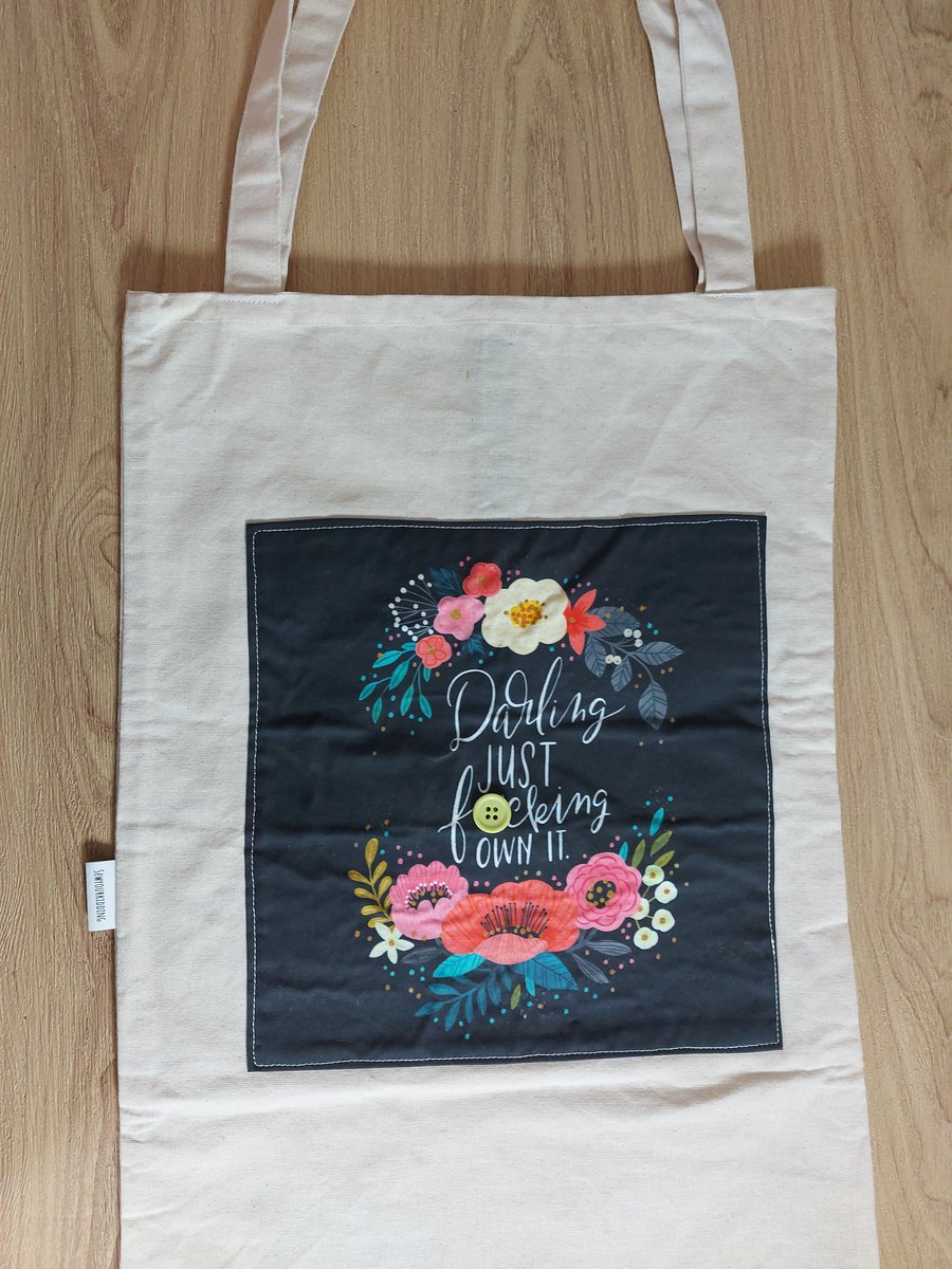 Darling just own it tote bag 