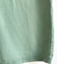 Womens organic cotton stonewash sage green T shirt Allium Flower gold print - Image 5