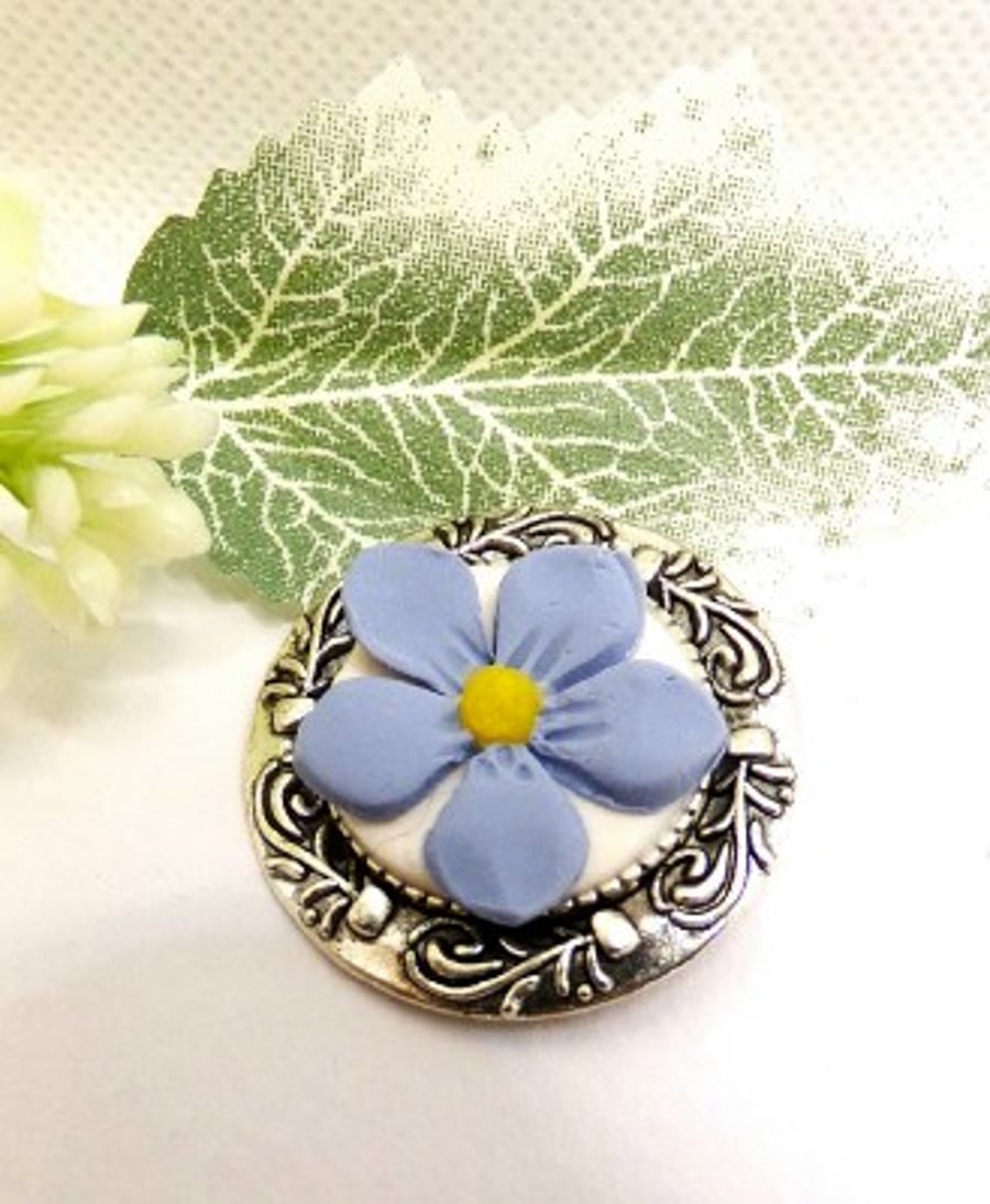 Forget-Me-Not Brooch