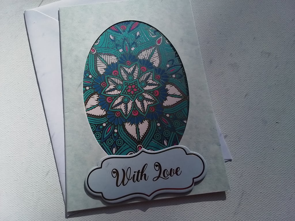 Card for any occasion. With love card. Ref 278