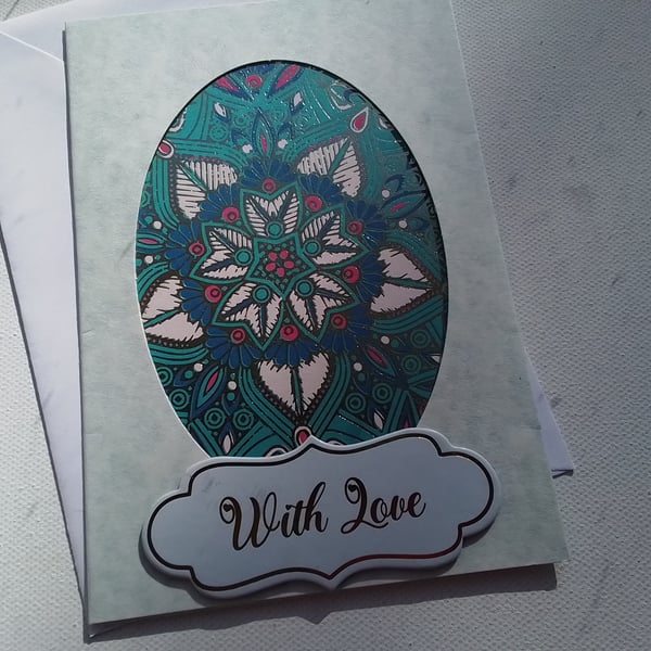 Card for any occasion. With love card. Ref 278