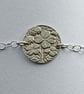 Four Leaf Clover Engraved Sterling Silver Coin Bracelet - Image 9