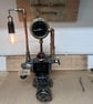 Unusual Upcycled clock and light - Image 1