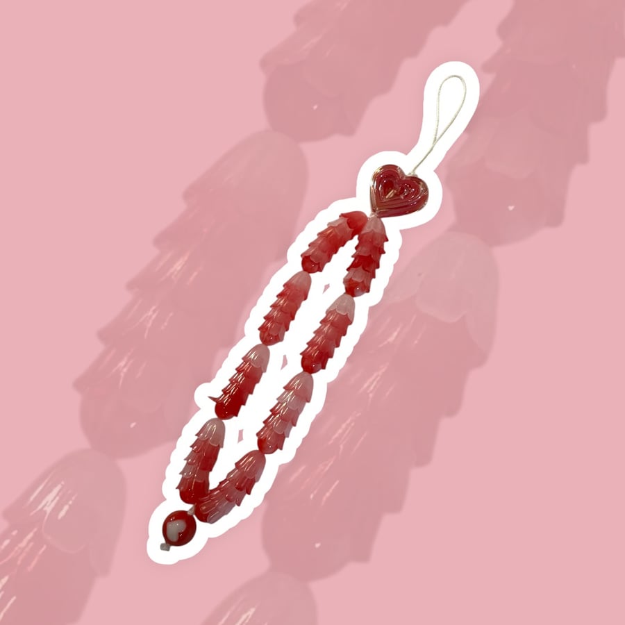 A Dainty Heart Phone Charm