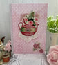 Tea Room - Afternoon Tea Greeting Card Design 2 by Carolee Crafts PB3 0005 - Image 1