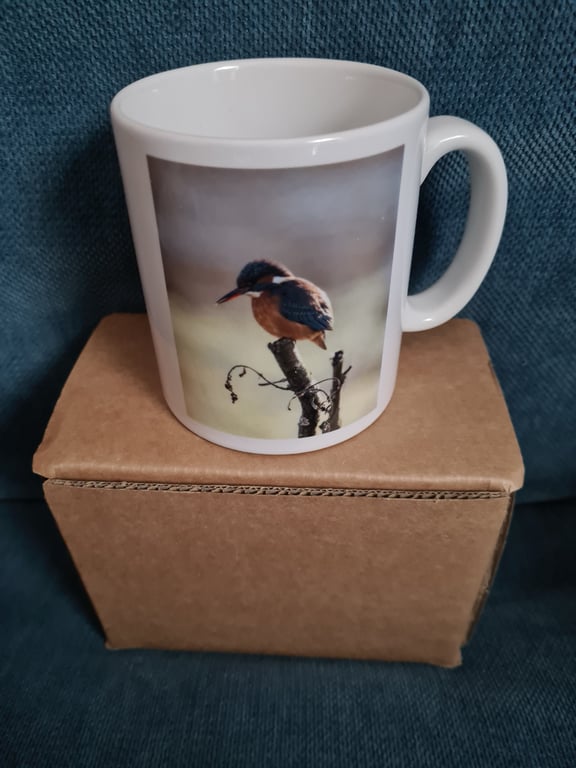 10oz Kingfisher Photo Mug 