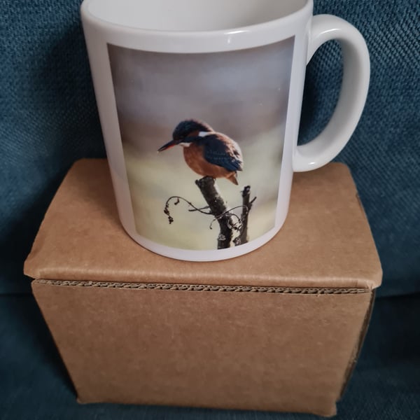 10oz Kingfisher Photo Mug 