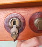 Vintage Tape Measure Key and Letter Rack 15 - Image 2