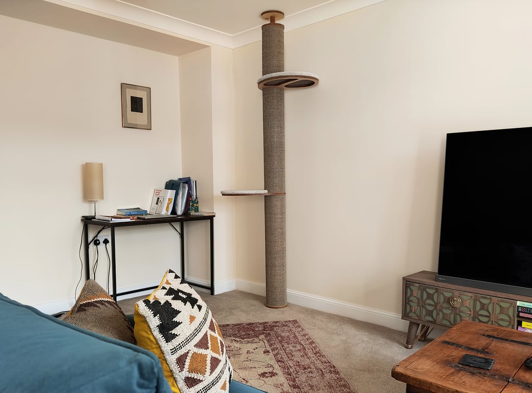 Cat Pole, Cat Post, Cat Tree, Cat Climber, Cat Tower - Handmade in UK