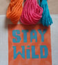 Stay Wild Modern Needlepoint Kit – Zebra Print Beginner Craft Kit - Image 4