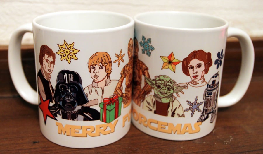 Star Wars, Merry Forcemas Mug