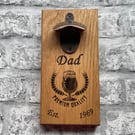 Personalised unique bottle opener