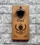 Personalised unique bottle opener