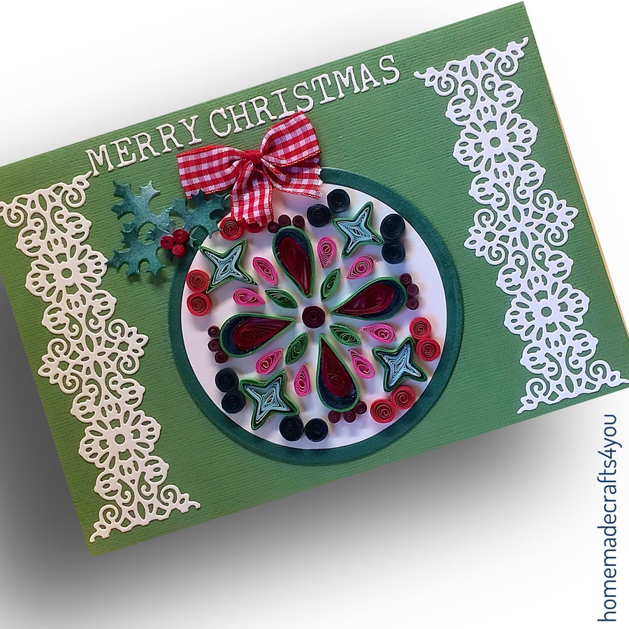 Quilling Christmas Card