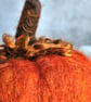 Pumpkin - Needle felted, Large Halloween Décor, Autumn Colours, Handmade. - Image 7