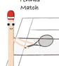 Matchstick Men - Tennis Match - Image 2
